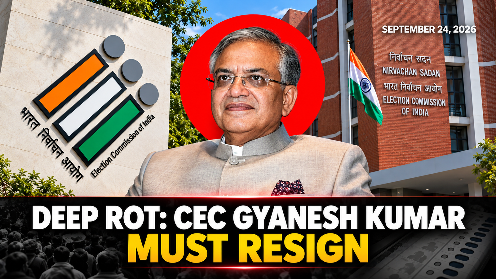 Gyanesh Kumar SIR Row